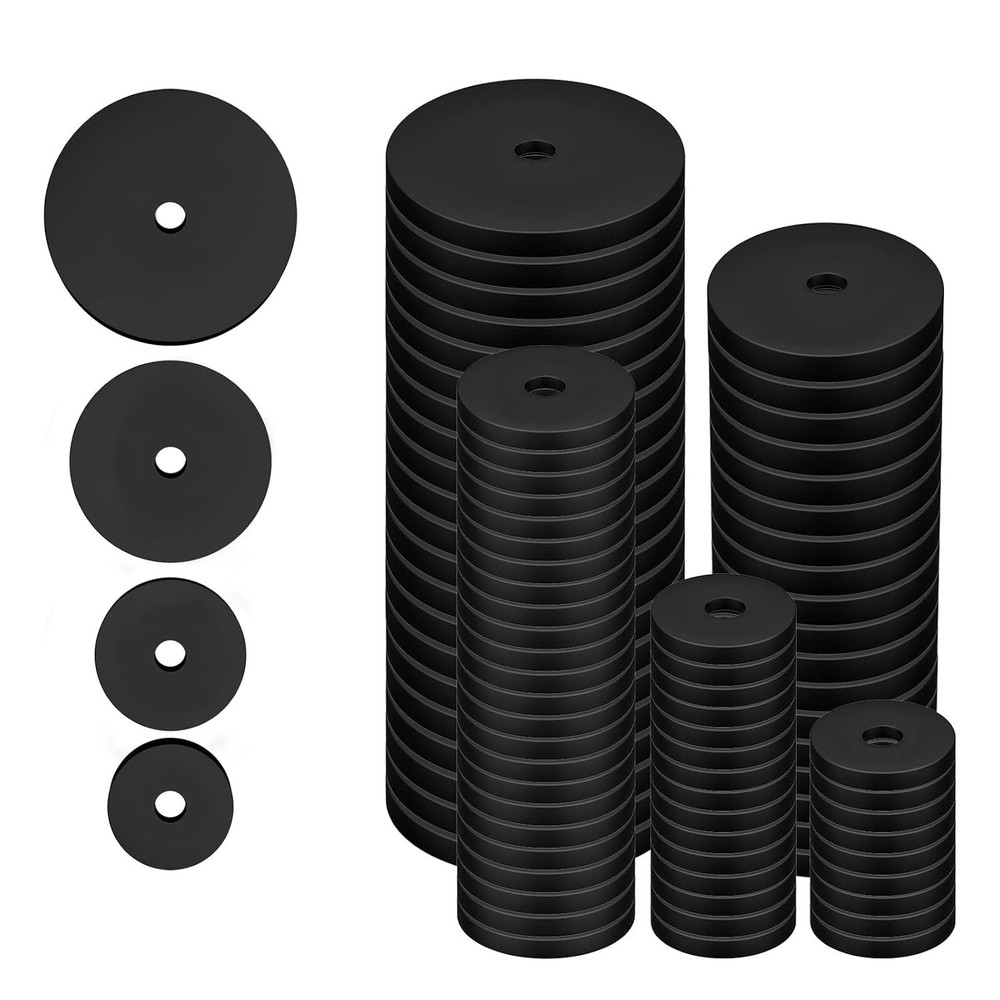 100pcs Flat Rubber Washers - Versatile Tools for Faucets and Appliances