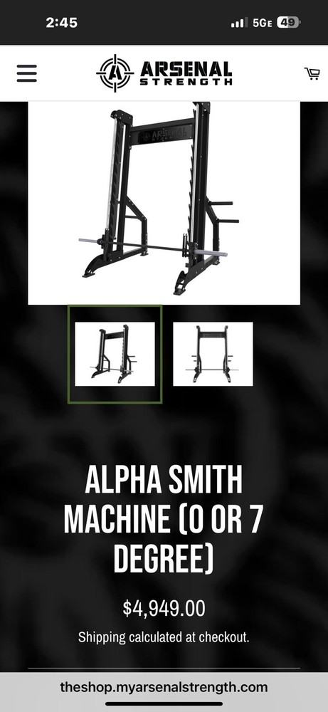 Arsenal Strength Smith Machine