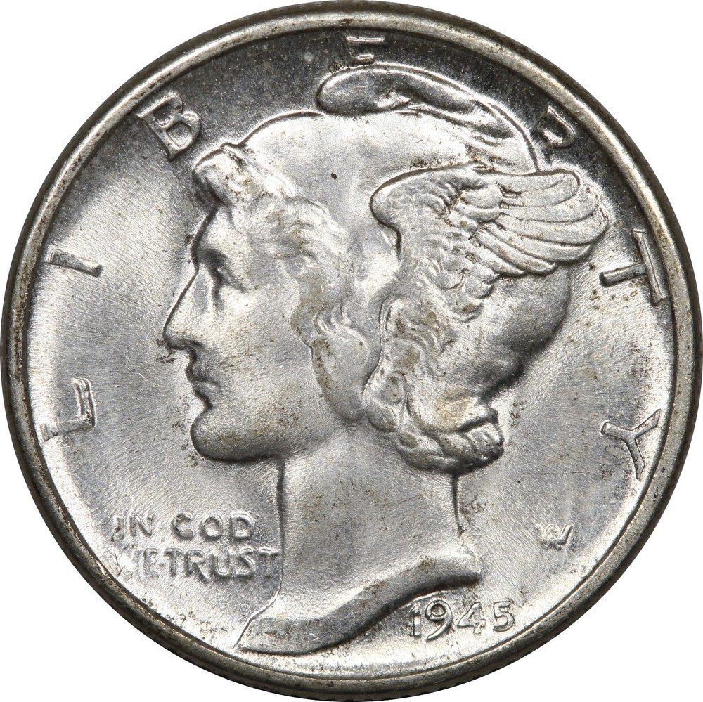 1945 Mercury Dime  **Mint State**