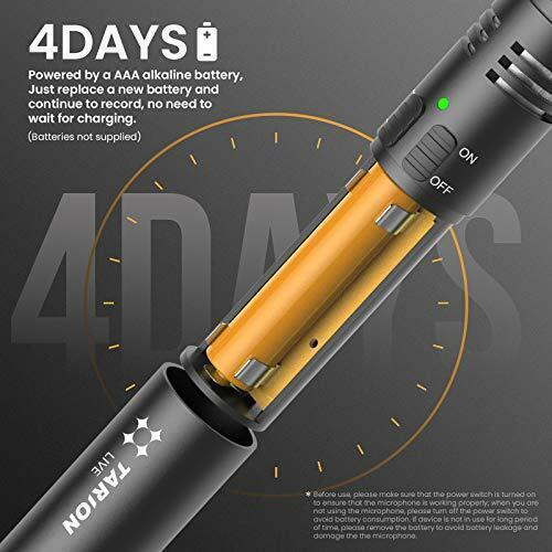 TARION On-Camera Microphone Video Mic Ultra-Compact Camera-Mount Microphone w...