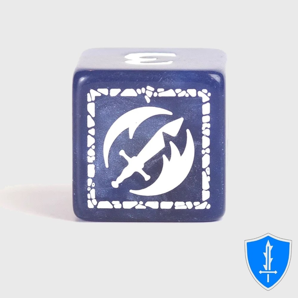 Fighter Class Dice - Set of 17 Blue - Sirius Dice D&D RPG