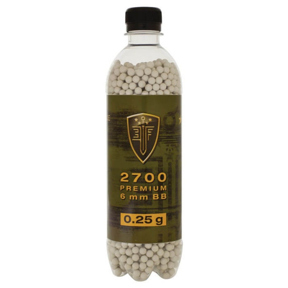 Elite Force Premium 6mm Airsoft BBs Ammo, .25 Gram, 2700 Count