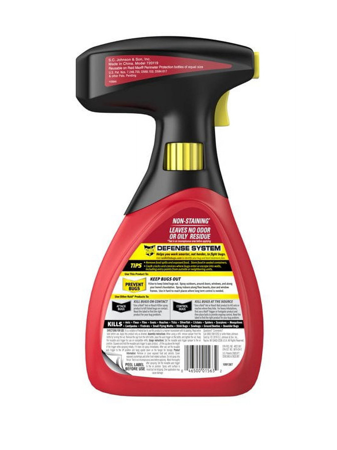 Raid Max Perimeter Protection Bug Killer Spray pests 30 fl Oz -8