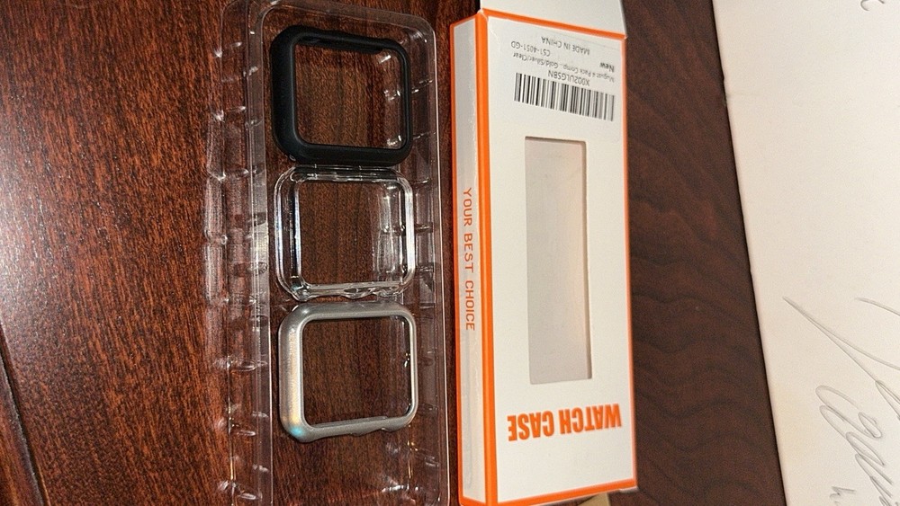 Apple watch case 38mm - 3 pack - New. Open Box.