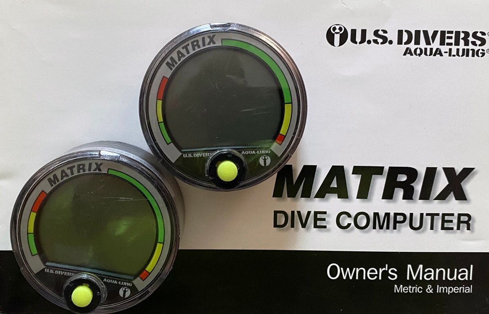 US Divers / Aqua Lung Matrix Scuba Dive Computer with Manual