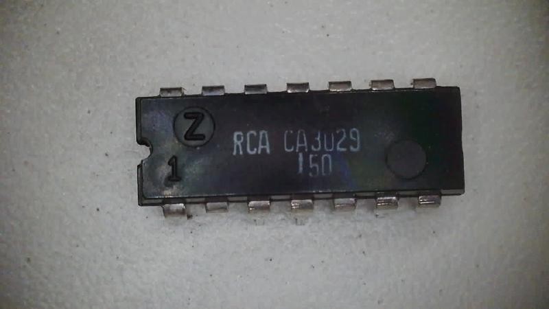 CA3029 CA3029 RCA Operational Amplifier  5000uV Offset-Max  PDIP14 - New
