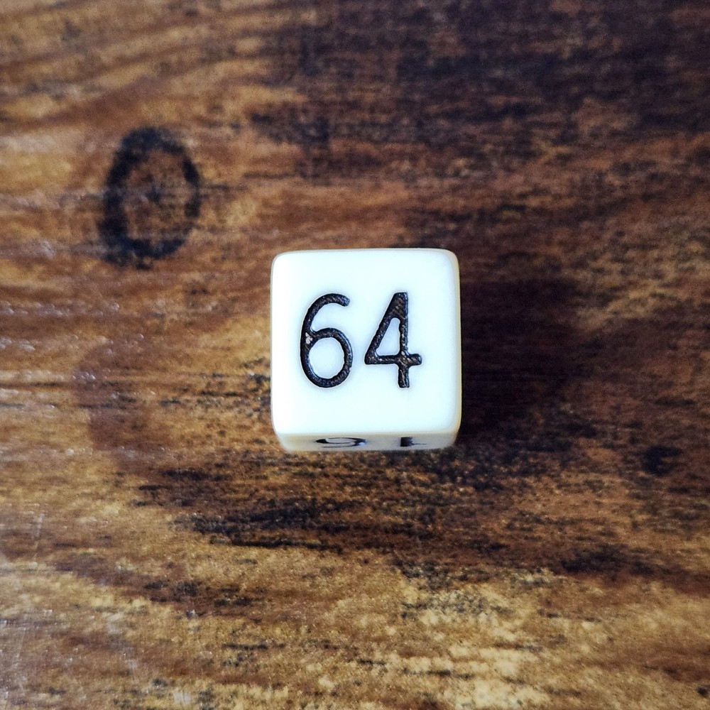 16mm Vintage Backgammon Bakelite Double Cube Dice