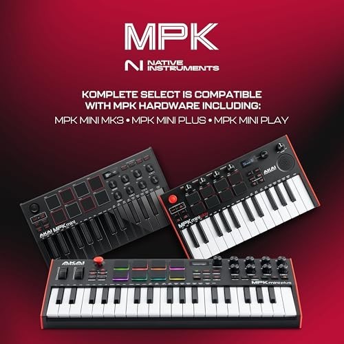 25-Key USB MIDI Keyboard Controller with 8 Backlit Drum Pads & Knobs, Music Soft