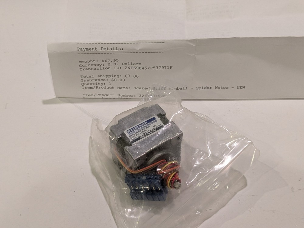 SCARED STIFF (Bally) Spare Spider Motor