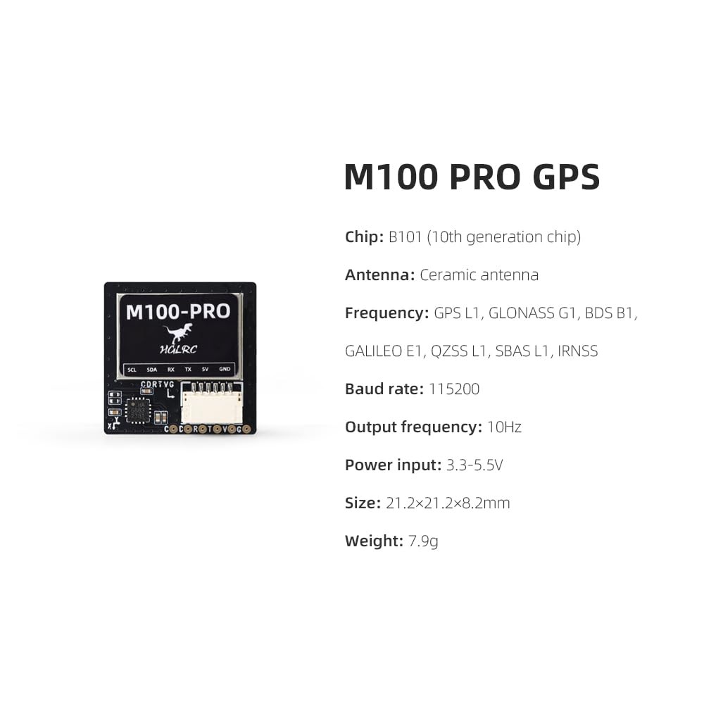 M100 Pro GPS QMC5883L Compass, Upgraded 10th Generation Chip Compatible