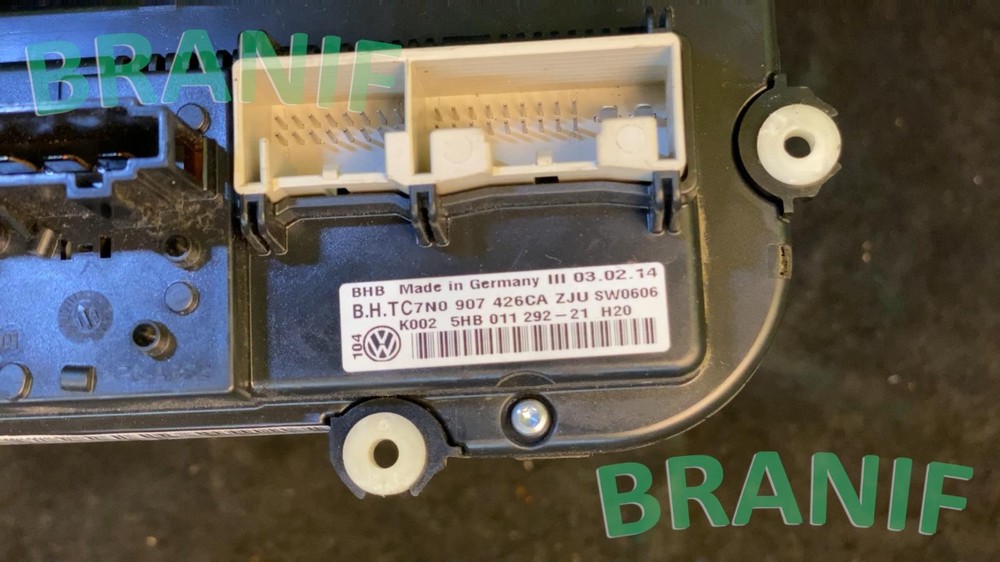 VOLKSWAGEN JETTA Heat/AC Controller Module 7N0907426CA