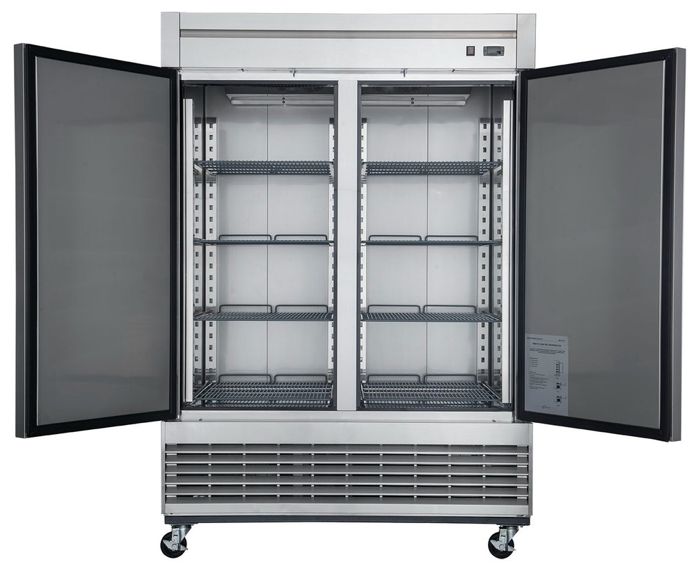 DUKERS D55R, Bottom Mount 2-Door REFRIGERATOR