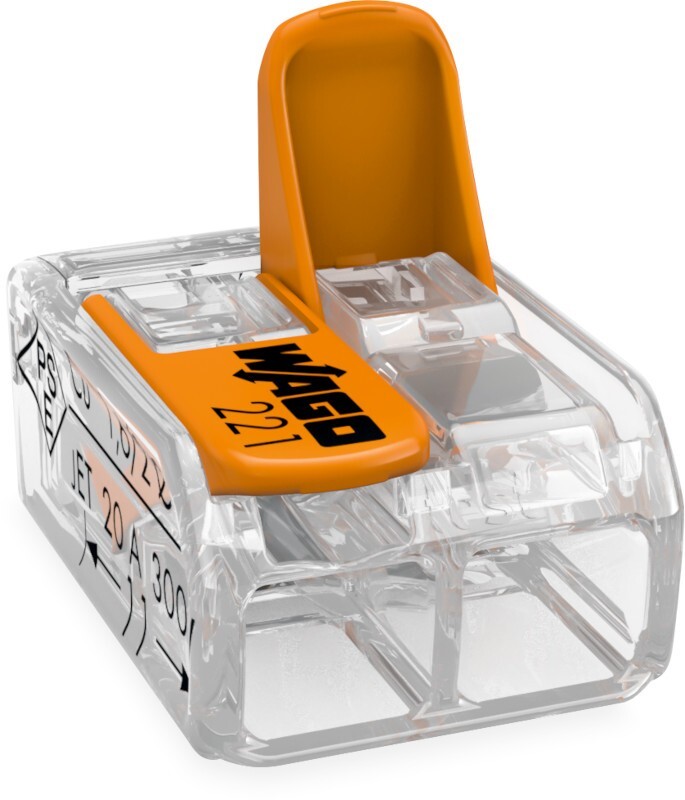 WAGO Lever Nuts 55pc Wire Splicing Connector Kit with Case