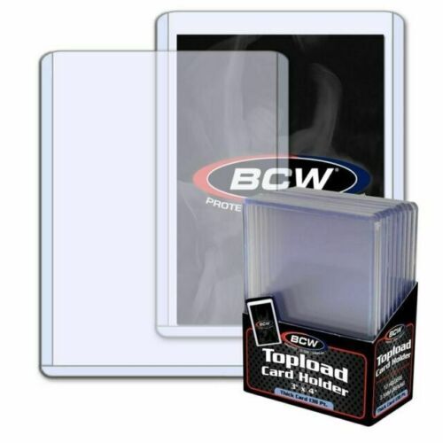 BCW 138pt Thick Card Toploader Card Holder (10 Holders Per Pack)