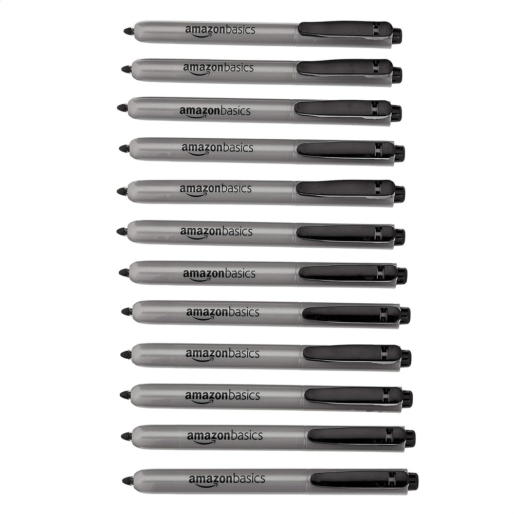 Retractable Permanent Markers, Quick Drying Fade Resistant Ink, Versatile Art Su