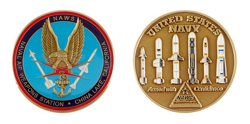 Navy China Lake NAWS Challenge Coin