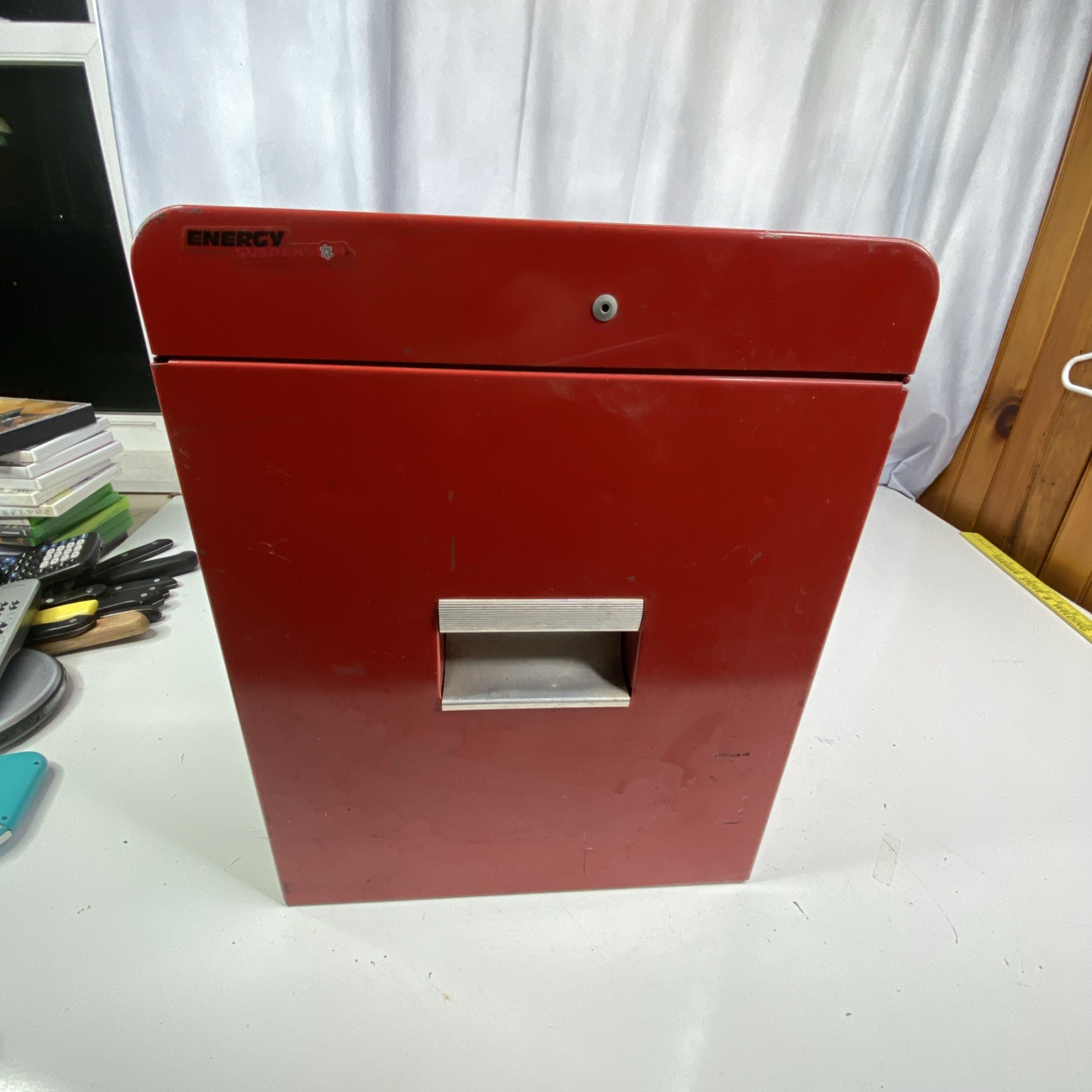 Vintage Sears Craftsman 4 Drawer Tool Box Toolbox Lockable No keys 26"x15.5"x12