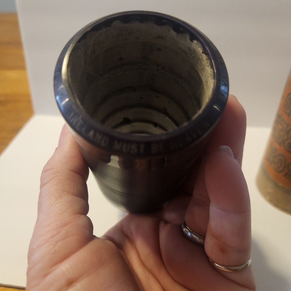 4 Edison Blue Cylinder Record Untested