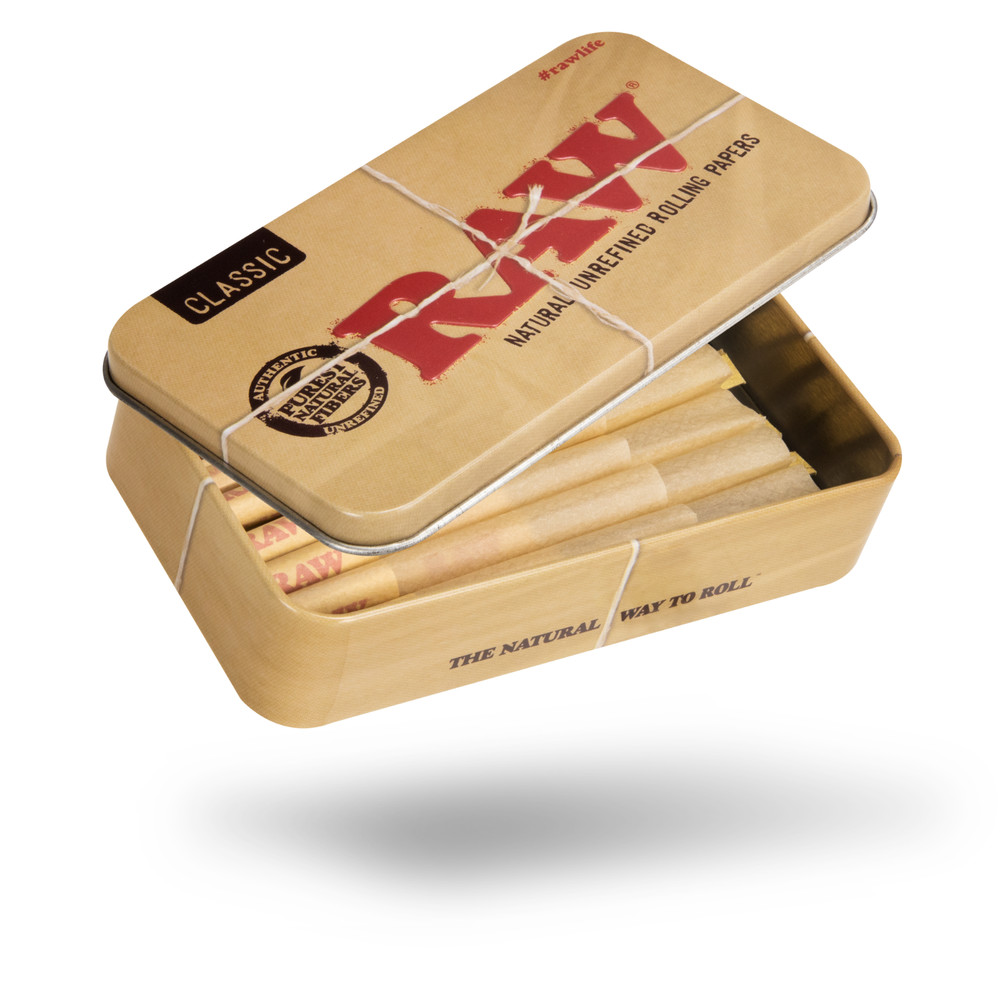 RAW Dogwalker 70/30 Cone Bundle with Protective Tin Box