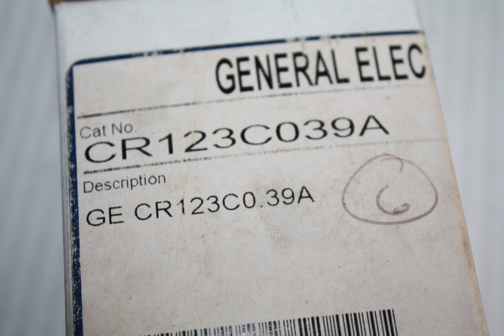 GE CR123C039A OVERLOAD HEATER ELEMENTS - PACKAGE OF 6 ELEMENTS