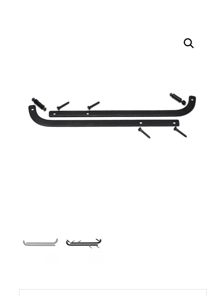 Timberlane sill mount shutter tie back mounting kit 36200