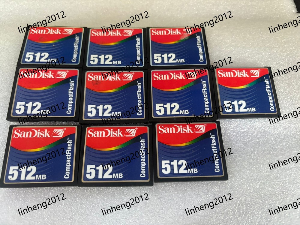 10PCS   512MB  Sandisk  Compact Flash Card  CF Memory card （Rainbow version）