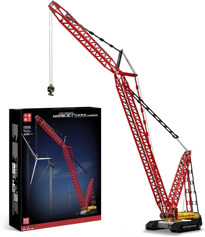 Mould King 17015 Crawler Crane Building Block Remote Control Construction Set