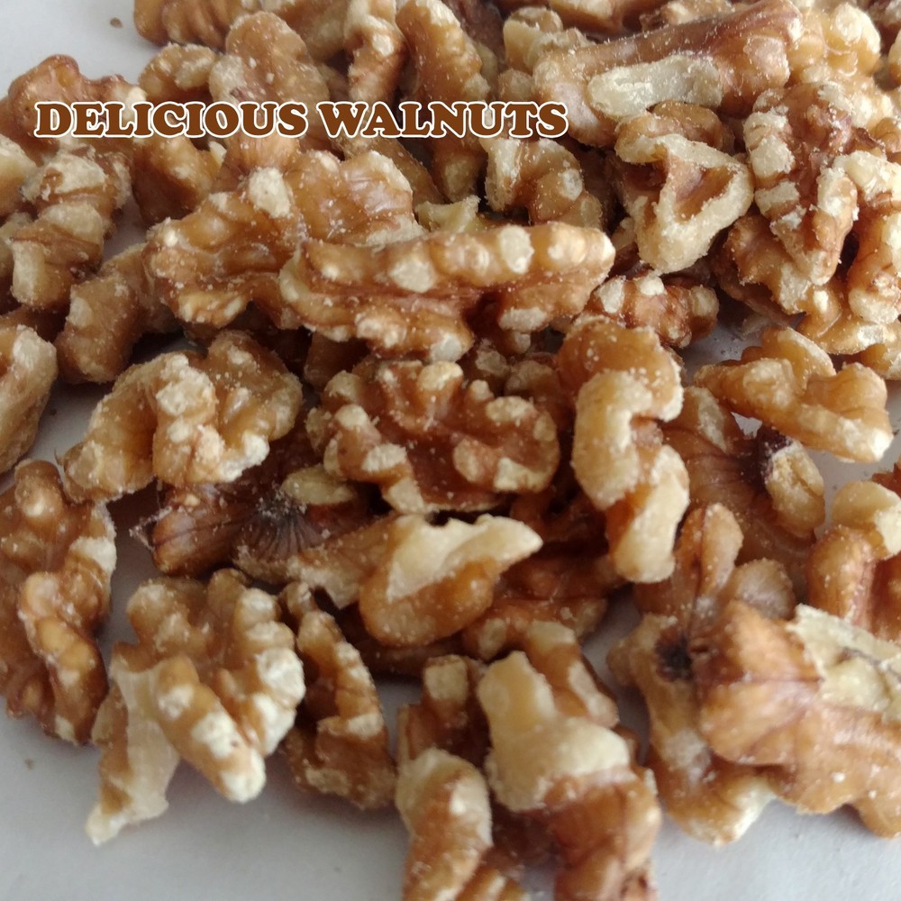 Fresh Walnuts halves & pieces Raw no shell Bulk DELICIOUS !!!!