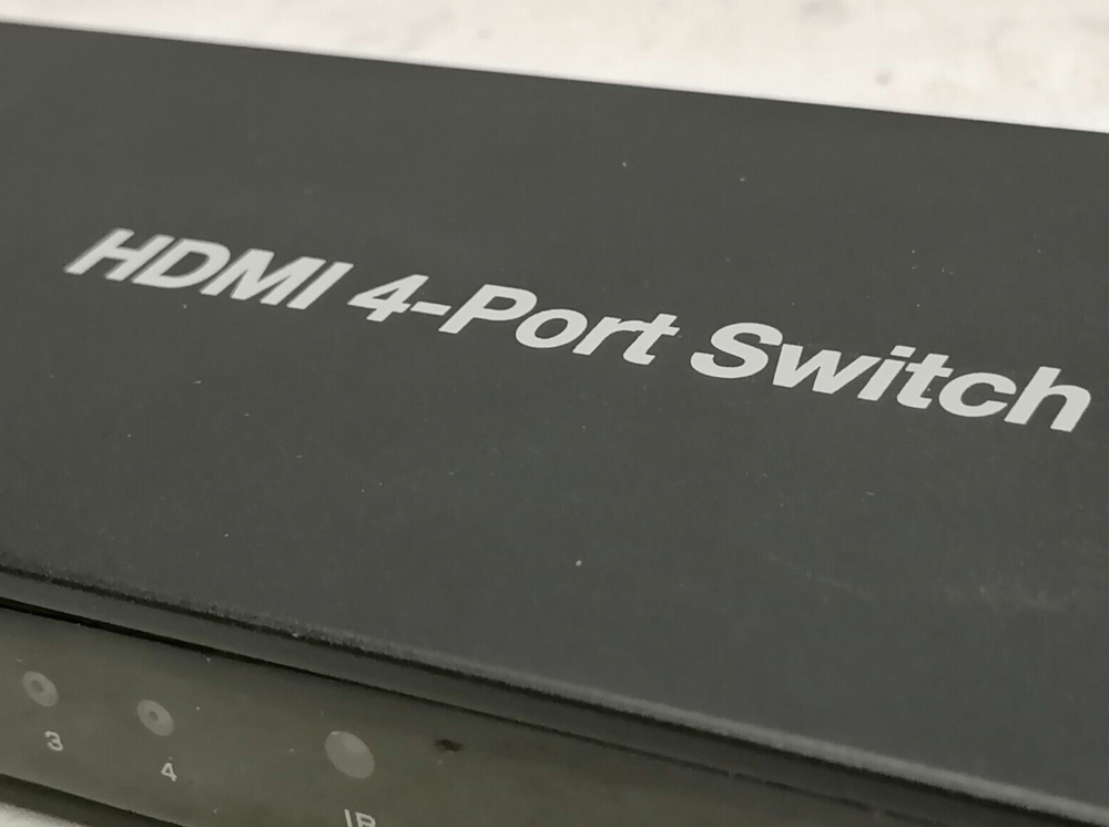 FireFold 4×1 HDMI Switcher With Cables And Remote