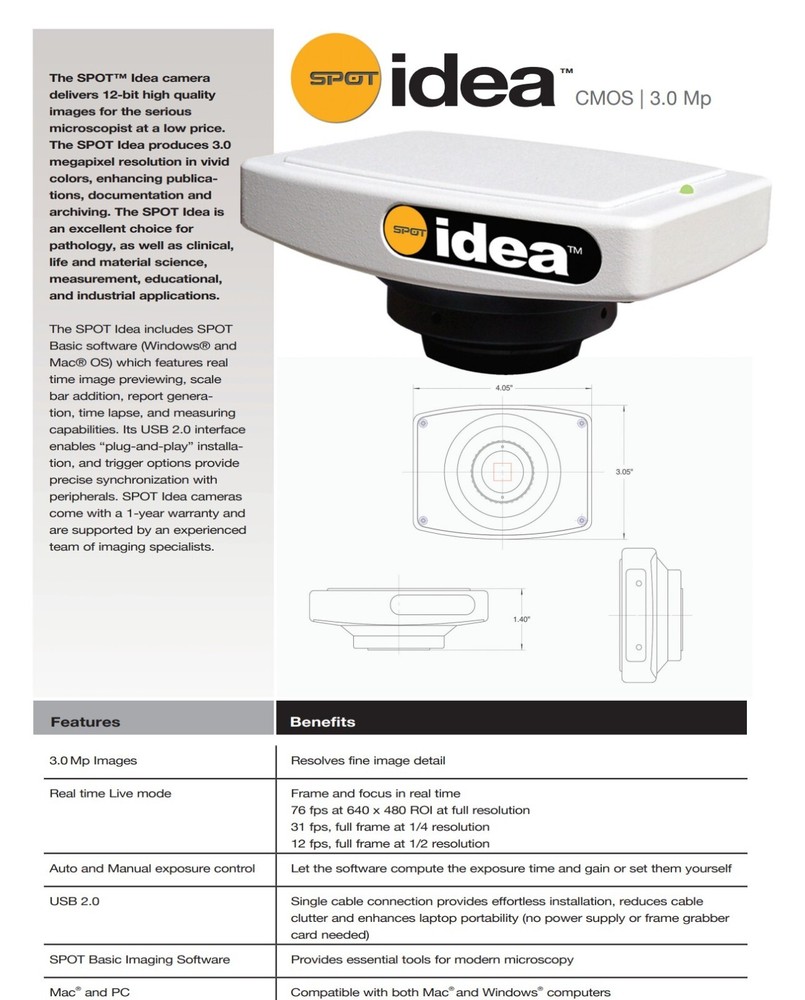 Spot Idea 27.2-3.1 MP Diagnostic Instruments Microscope Camera -Ready to use