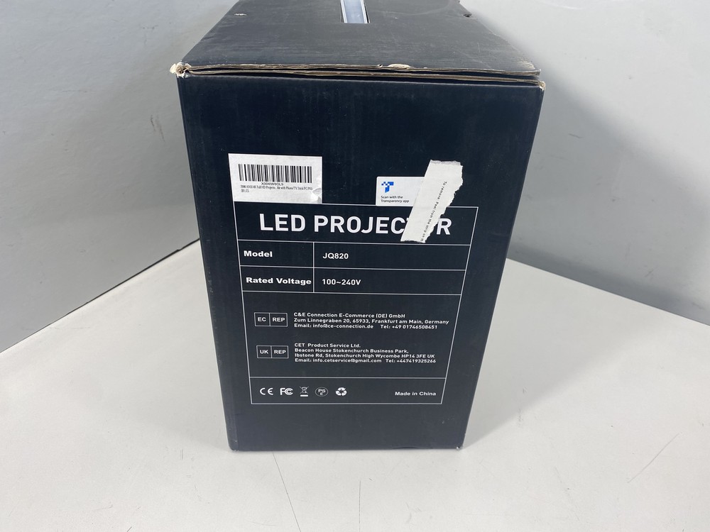 HAPPRUN - 2000 ANSI 4K Decoding Projector with WiFi and Bluetooth