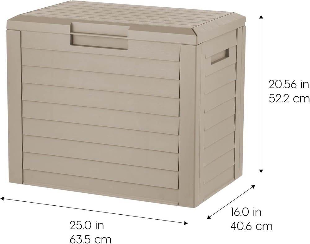 IRIS USA 35-Gallon Outdoor Deck Delivery Storage Box, Lockable & UV-Protected