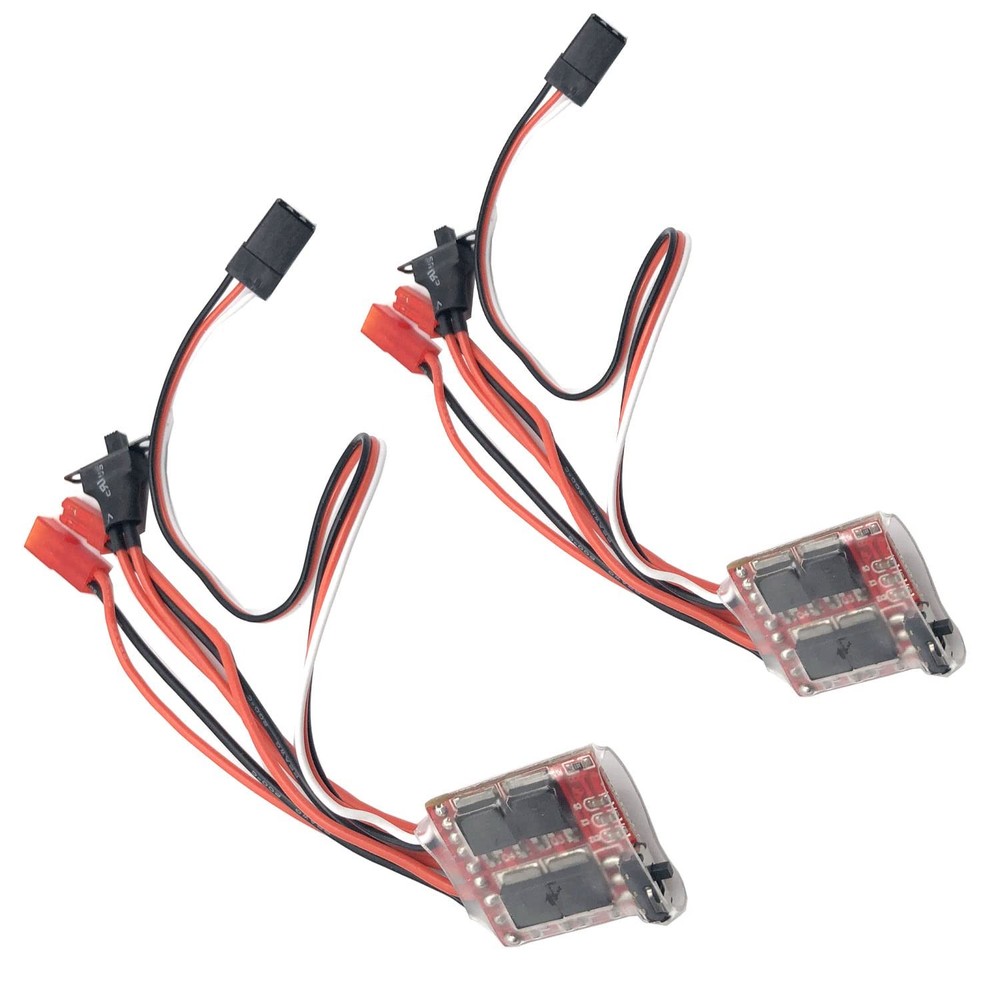 FainWan 2PCS RC-30A Brushed ESC Electronic Speed Controller w/Brake for RC Ca...