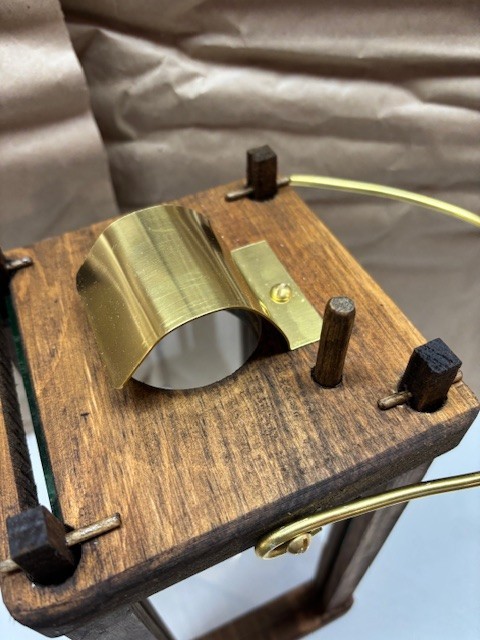 CIVIL WAR REENACTMENT WOODEN LANTERN