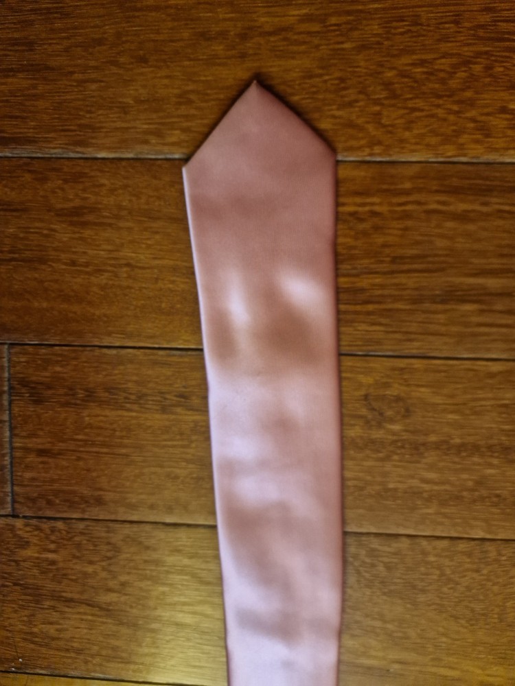 Classic Pink Solid Pattern Tie Imported from Italy