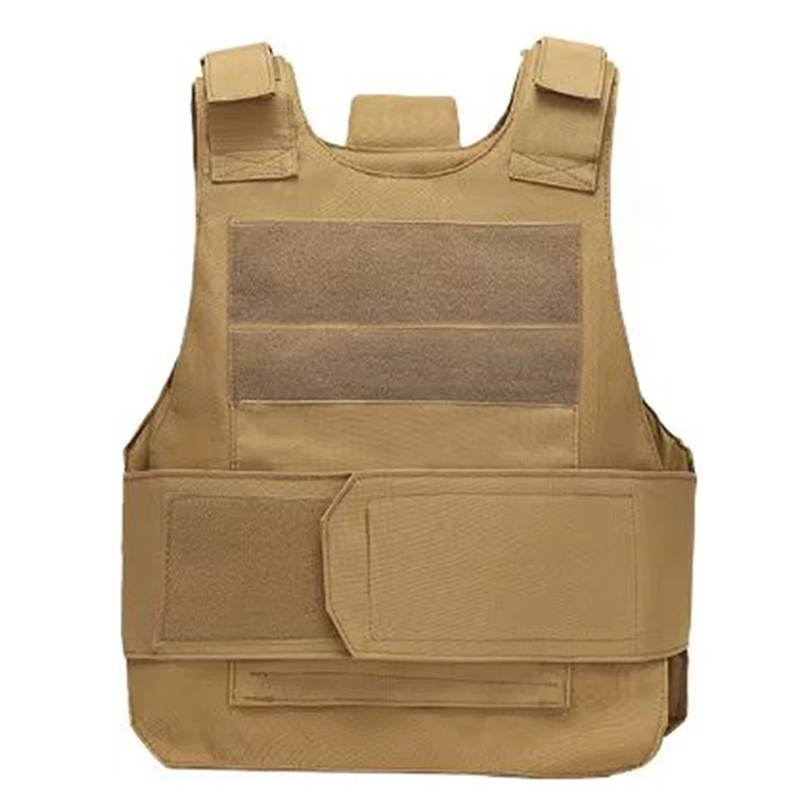 Body Bulletproof Vest Front Back Plates Armor Tactical Jacket Guard Security Kit