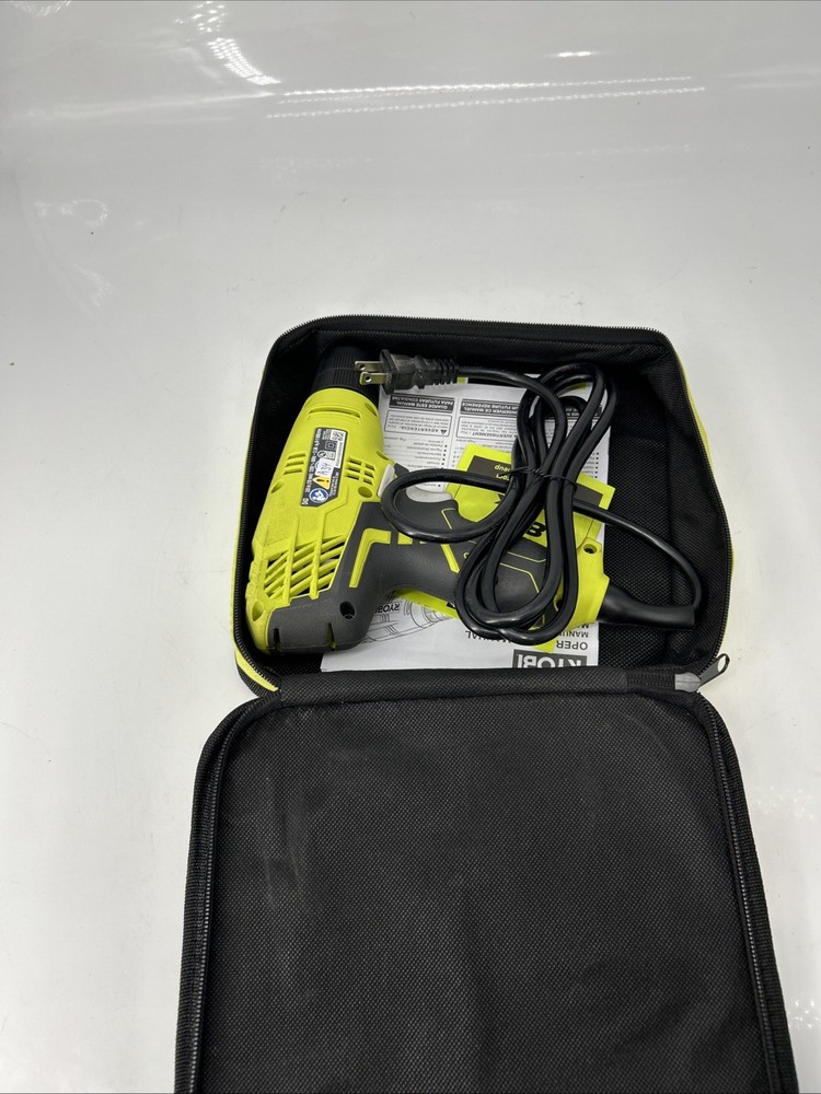 Ryobi D43K 5.5 Amp Corded 3/8 in. Variable Speed Compact Drill/ A34