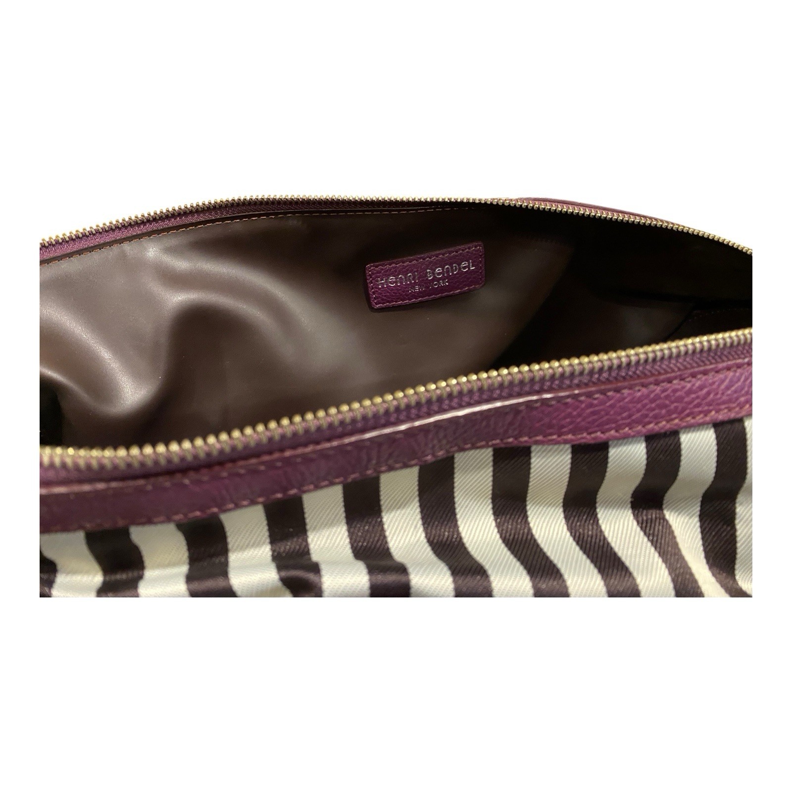 Henri Bendel Iconic Stripe Pet Carrier Dog Bag 5th Ave NY Travel Designer RARE!