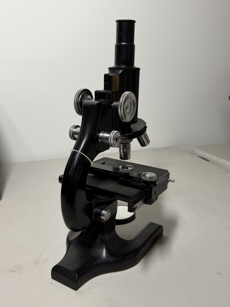 Vintage Spencer Buffalo USA Microscope