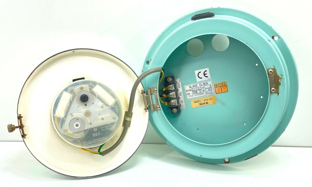 Citizen NTS-2S NHE DC24V Clock Slave Ship Master Chronometer Marine Wall Mount