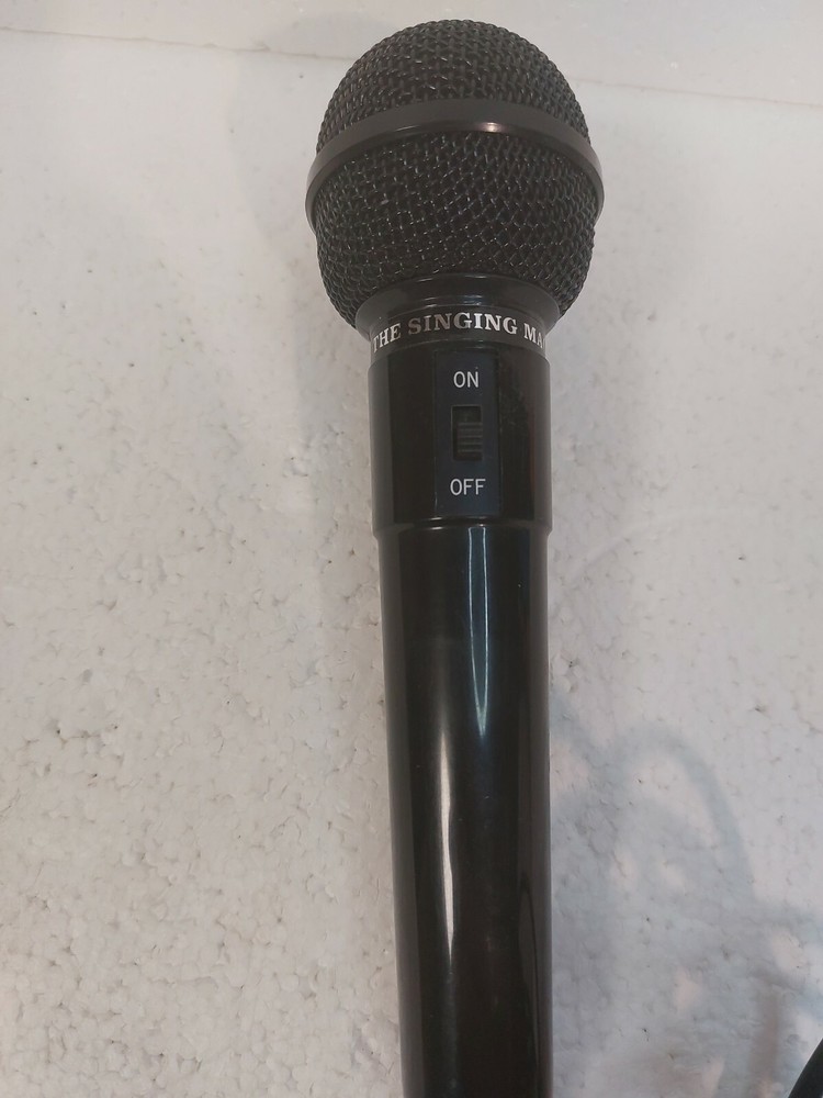 The Singing Machine co inc Microphone black corded