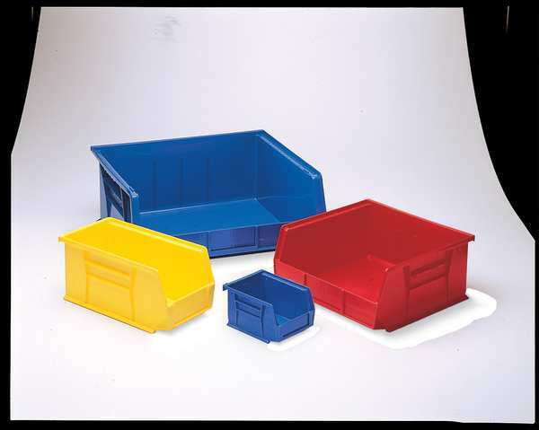 Akro-Mils 30235Stone Hang & Stack Storage Bin, Beige, Plastic, 10 7/8 In L X 11