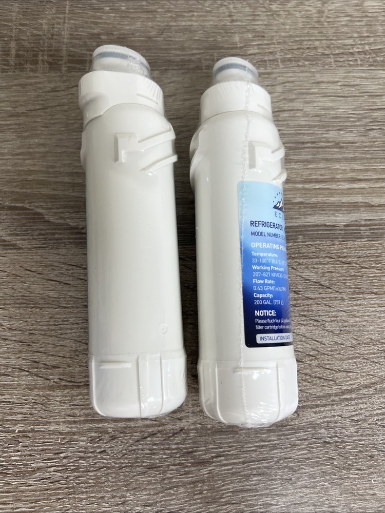 Refrigerator Water Filter 2 Pack ECLEYEC-02 Replacement for Filter