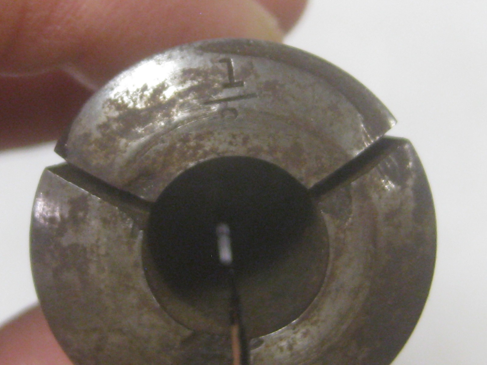 Set of 7 Van Norman Collets Different Sizes +extra