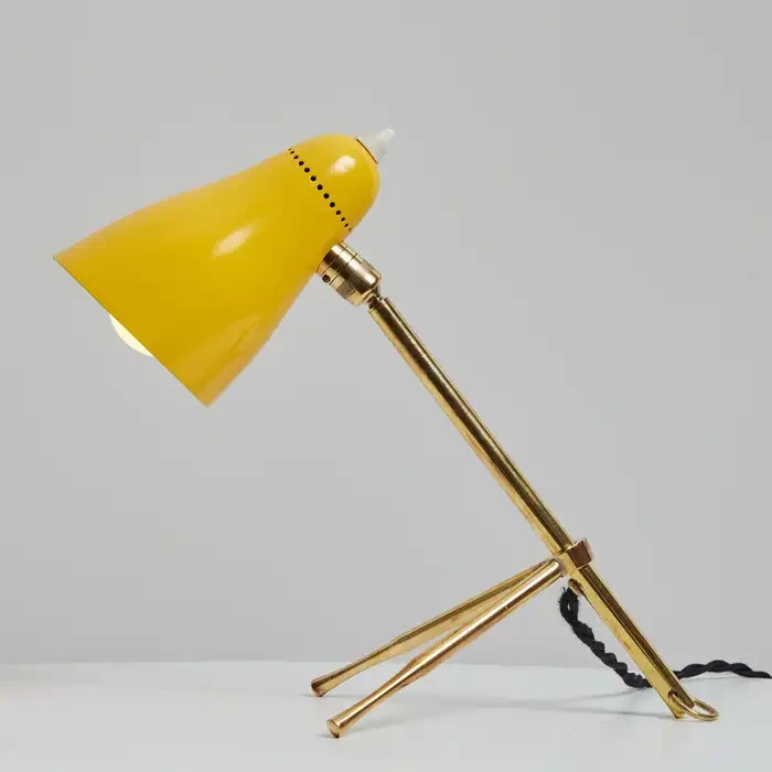 Giuseppe Ostuni "Ochetta" Yellow Wall or Table Lamp