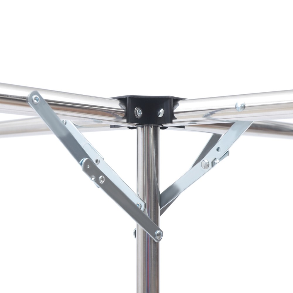 Portable Tripod Clothes Drying Rack - Foldable Metal Stand for Easy Use