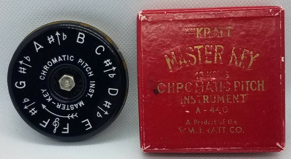 WM Kratt Master Key Chromatic Pitch Instrument 13 Notes A-440