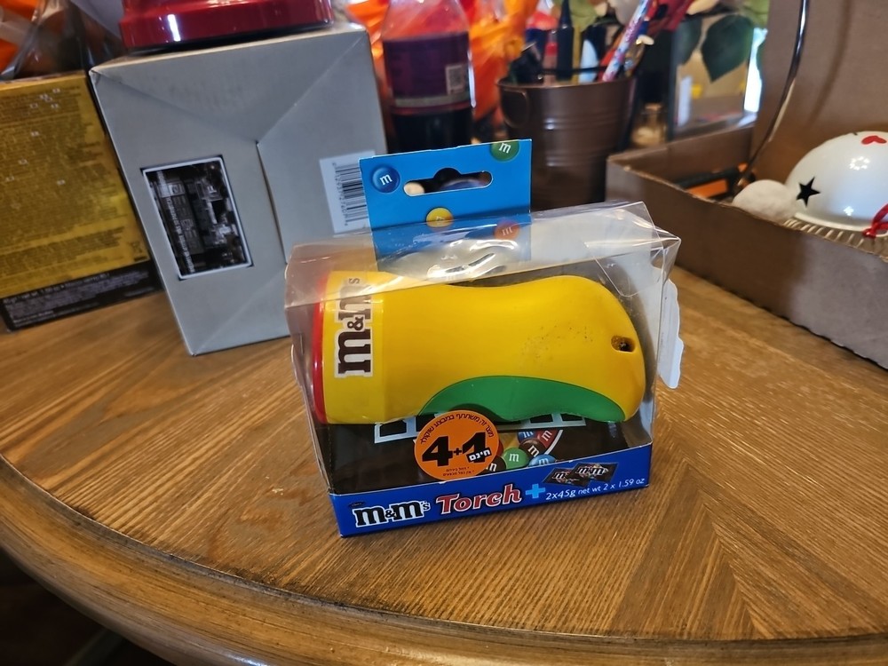 M&M's Torch flashlight with candy