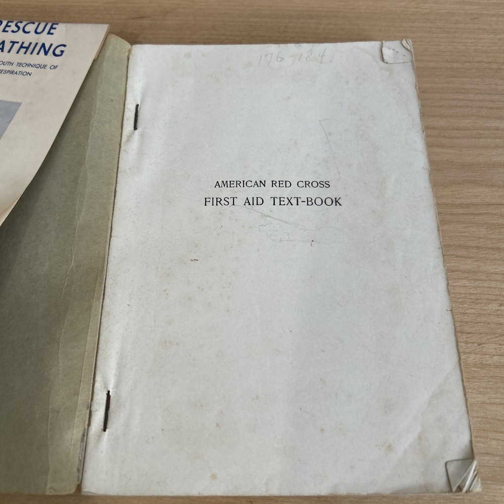 American Red Cross First Aid Text-Book Revised Paperback 1940