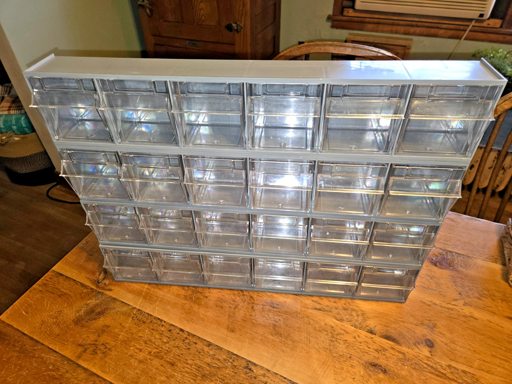 (4) QTB-306 Quantum Storage Systems, 6-Bin Parts Cabinets - Table or Wall Mount